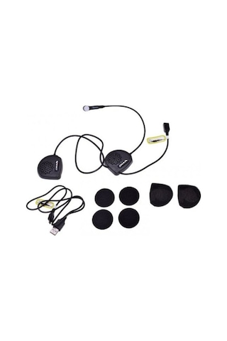 Motosiklet Intercom Pilotu Bağlantı Unıversal İkiz Kulaklıklı