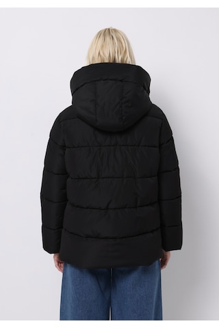 Colins Regular Fit Kapüşonlu Fermuarlı Astarlı Suya Dayanıklı Kadın Siyah Mont Cl1075971 Q1.v1 Blk Siyah