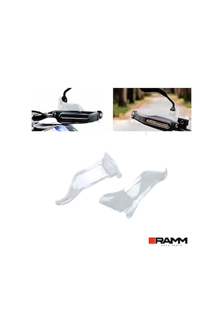 Bmw Motorrad 1300 Gs Yükseltilmiş Elcik Korumaları - Sağ Ve Sol - Transparan Siyah 54017597
