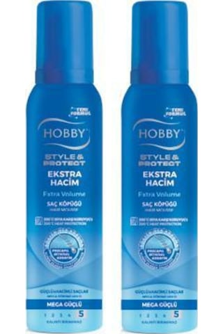 Hobby Stye&Protect Ekstra Hacim Saç Köpüğü 2 x 250 ML