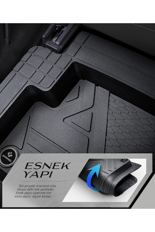 Kia Soul Uyumlu Oto Paspas 5d Icon Siyah