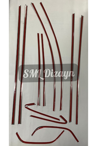 Volkswagen Golf 8 Krom Cam Çıtası Golf 8 Yan Cam Çerçevesi