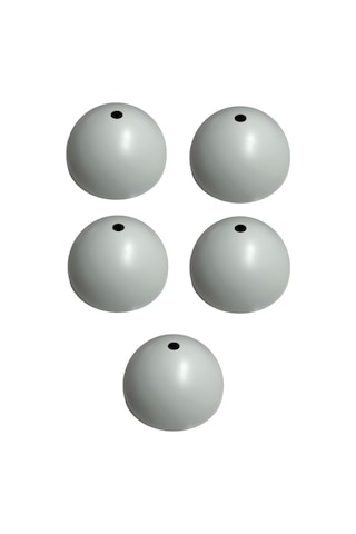 Tavan Rozansı Sarkıt Avize Ve Duy İçin 10cm Beyaz 5 Adet Plastik Beyaz