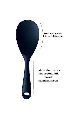Silikon Pilav Kaşığı,yanmaz Yapışmaz Pilav Kaşığı,ısıya Dayanıklı