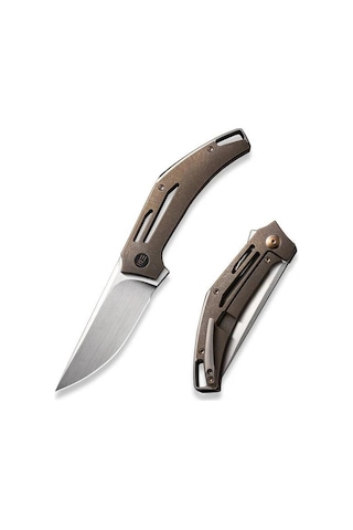 We Knife Speedliner Titanium Bronze Frame Lock Kamp Çakı Bronz
