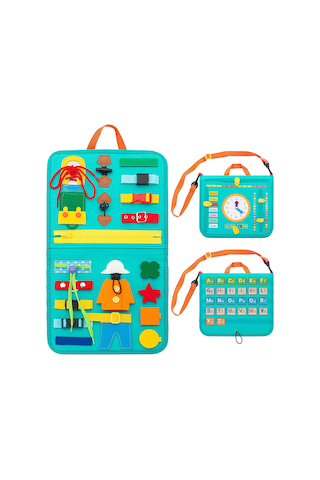 Reedark 5-13 Yaş Eğitici Oyuncak, Çocuklar İçin Dokuma Tahta, Hediye Kutusunda, 3 Yaş Üstü Çok Renkli