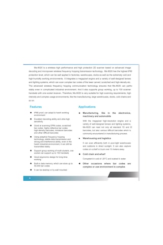 Shark Ms-9020 Endüstriel Ip68 2d Kablosuz Barkod Okuyucu