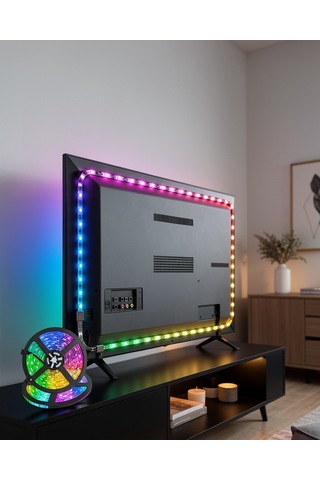Rgb Şerit Led 5 Metre Enerji Tasarruflu Xucz5mşeritled-10
