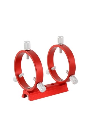 68mm Kılavuz Yüzük Seti Üç Nokta Astronomik Kılavuz Yüzük 1pcs Plaka 2pcs Halka 8pcs Vidalar Kırmızı Renk