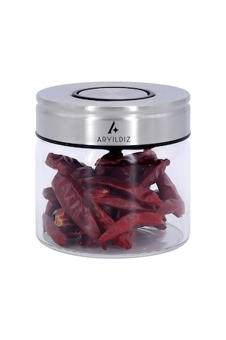 Aryıldız Timeless S Kavanoz Gri - Şeffaf