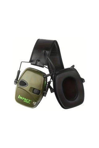 Xuweiwei Elektronik Kulaklık Yeşil Katlanabilir Aktif Gürültü Azaltma İşitme Koruma Spor Ve Kış İçin