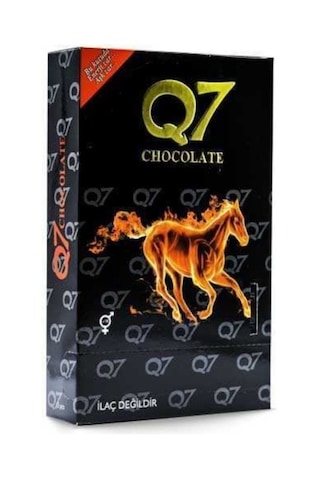 Q7 Gold Çikolata 12 Adet Ginseng Erkeklere Özel Gizli Gönderim