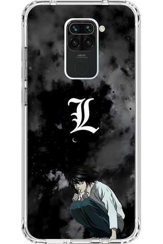 Xiaomi Redmi Note 9 Uyumlu Şeffaf Kılıf Death Note 2 Tasarımlı