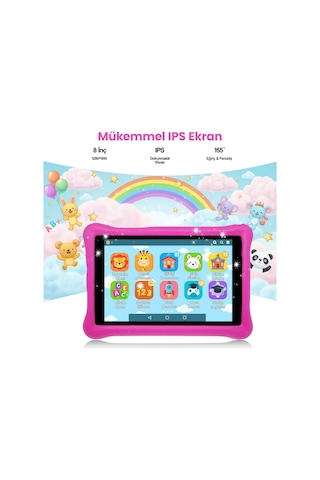 Npo NPK01Pro 4 GB 64 GB 8" Çocuk Tableti + Kılıf