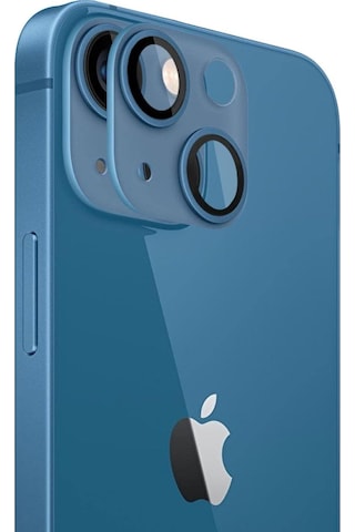İphone 13 Kamera Lens Koruma Camı V2 Mavi