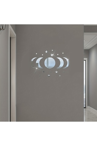 Gajeena Ramazan Bayramı Dekorasyonu: 20 Adet Yıldız Ve Ay Desenli Akrilik Duvar Sticker, Ev Ve Parti Dekoru İçin Festivite Dokusu