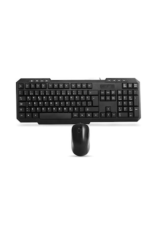 Everest KM-1435 Kablolu Usb Oyuncu Q Multimedia Klavye Mouse Set