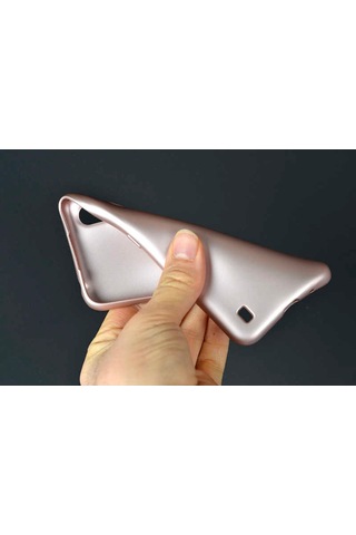 Samsung Uyumlu Galaxy A01 Kılıf Zore Premier Silikon Kapak-Siyah