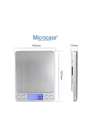 3000 Gr./0.1 Gr. Mini Hassas Lcd Ekranlı Terazi Tartı - Al5216 Diğer