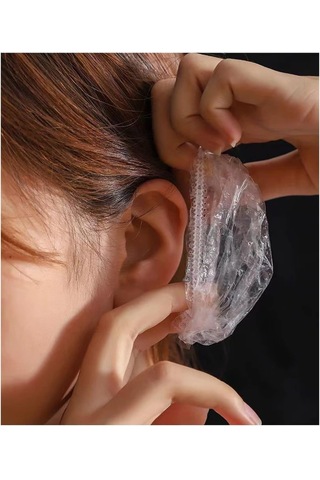 100 Adet Su Geçirmez Kulak Örtüleri Su Geçirmez Kulak Kapları Duş İçin Karışık