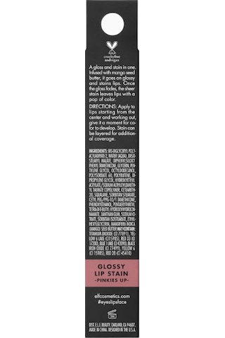 E.l.f. Glossy Lip Stain Uzun Ömürlü Parlak Ruj Rujlar Pinkies Up 3