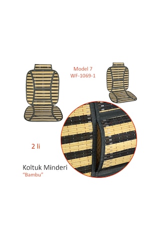 Pmx Koltuk Minderi Bambu Gri 2 Li Model 7 Wf-1069-1