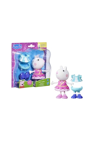 Peppa Pig Ve Ailesi Kıyafetli Figür Seti Suzy Sheep Peppa Pig