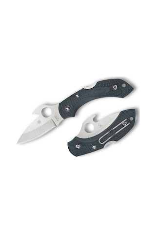Spyderco Dragonfly 2 Gray Lightweight Emerson Opener Plainedge Kamp Çakı Gri