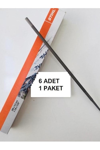 Stihl 3/16 Motorlu Testere Eğesi 4.8 Mm 6 Adet - Orta Eğe