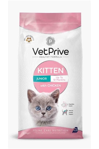Vet Prive Kitten Tavuklu Yavru Kedi Maması 1500 G Vet Prive Kitten Tavuklu Yavru Kedi Maması 1500 G