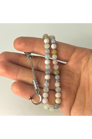 Sertifikalı Helkum 6mm 33lük Doğal Taş Tesbih