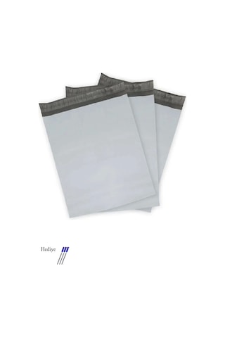 Cepsiz Küçük Boy Kargo Poşeti 24x30+5 Cm - 100 Adet 40+40 80 Mikron