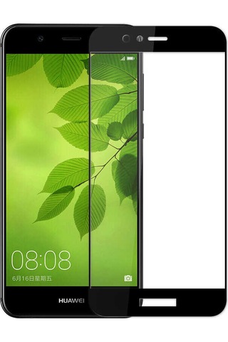 Huawei Y7 2018 Zore Kenarları Kırılmaya Dayanıklı Cam Ekran Koruyucu