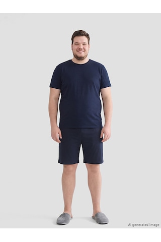 Lc Waikiki Lc Waıkıkı Lacivert Standart Kalıp Erkek Pijama Alt Şort