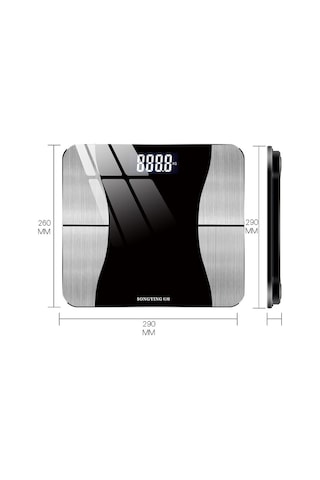 Sones Songyıng Sy06 Akıllı Vücut Yağ Ölçeği Ev Vücut Ağırlığı Ölçeği, Boyut: Şarjlı Sürüm