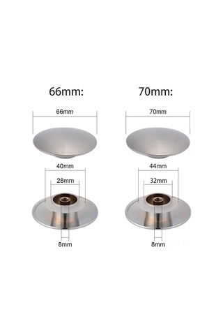 Monyee 2 Adet Bakır Vana Kapağı, 66mm/70mm Fırtınalı Lavabo Ve Banyo Tıklama Kapanır Su Akışı Engeli Diğer