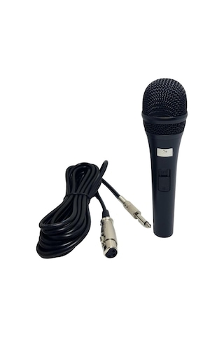 Pawer Pw-990 Profesyonel El Tipi Mikrofon 5mt Kablolu