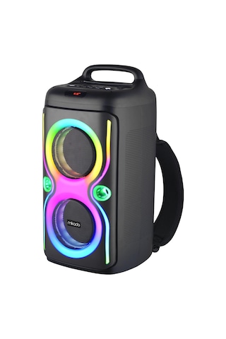 Mikado Md-66bt Thunderbag 40w 3600mah Çanta Taşıma Özellikli Usb/bt/tf/tws Rgb Işıklı Kablosuz Mikrofonlu Hoparlör