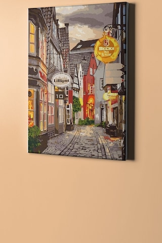 Webstyle Sayılarla Boyama Seti Kasnaklı Masal Sokağı 60 X 75 Cm