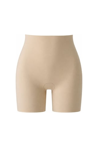 Cottonill Premium - Ten Lazer Kesim Yüksek Bel Görünmez Kadın Boxer