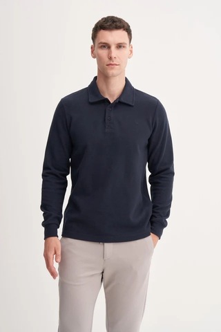 Cazador Caz 56460 Selanik Polo Yk. Sweat Erkek Lacivert 26kc56460-420