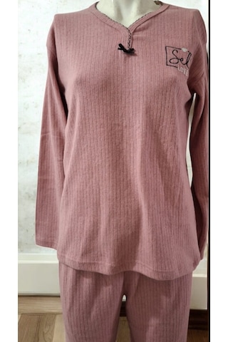 Rüyam Pamuklu Kadın Pijama Takımı Yeşil Gülkurusu