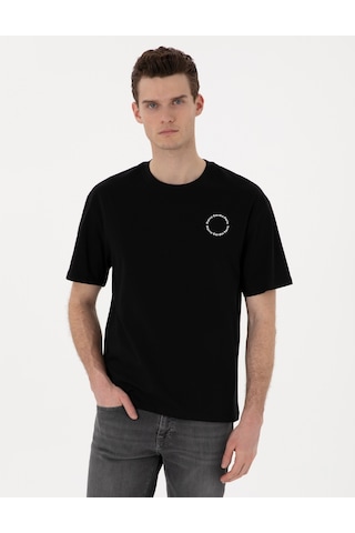 Pierre Cardin Erkek Siyah Tişört 50310076-vr046 Siyah
