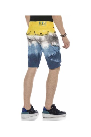 Ck211 Kargo Tokalı Cep Kot Kapri Şort 001