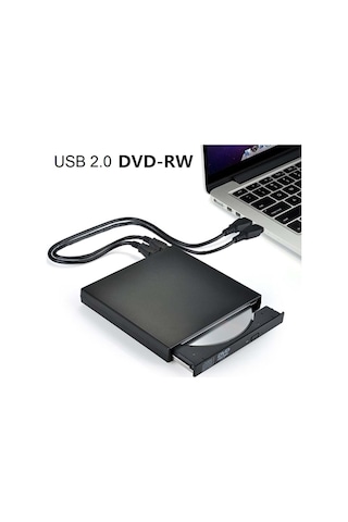 Alfasis Harici DVD-RW USB 2.0 CD DVD Yazıcı Okuyucu