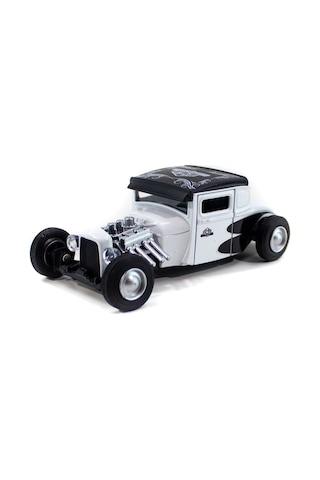 Metal Madmax Yarış Aracı Beyaz Renk