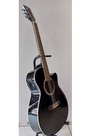 Masterwork Usb Girişli Ekolayzırlı Elektro Akustik Gitar (Siyah)