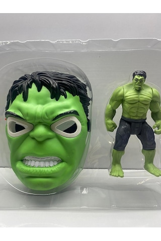 Hulk Figür Ve Maske Seti Yeni Model Hulk Oyuncak Figür Işıklı