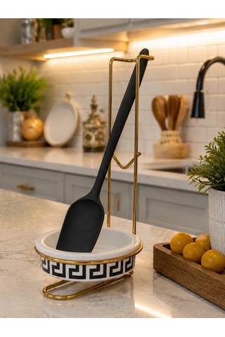 Kepçelik - Versa Desen Siyah Gold