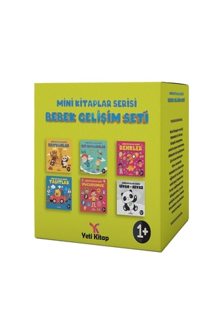 0-2 Yaş Bebek Gelişim - İlk Kitabım Serisi 0-24 Ay Bebek Kitapları 6 Kitap Kutulu Set